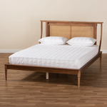 Solid Wood Rattan Bed For Bedroom | Cane Bed For Home -Purab - Luxury Rattan Handicrafts 