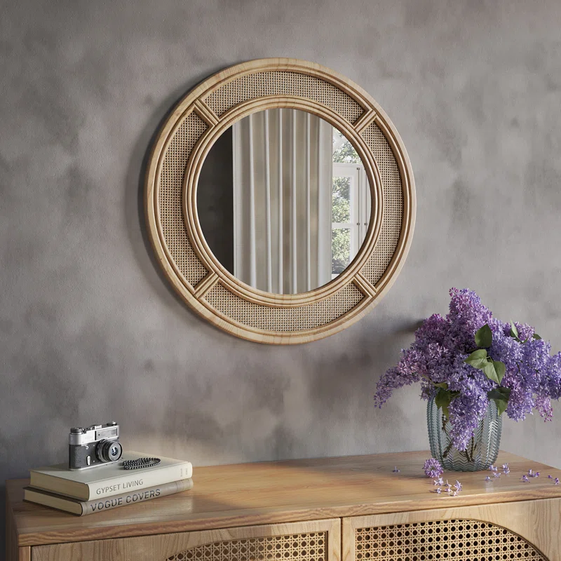 Rattan Wall Mirror - Firoh