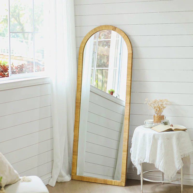Rattan Floor Mirror - Viraj