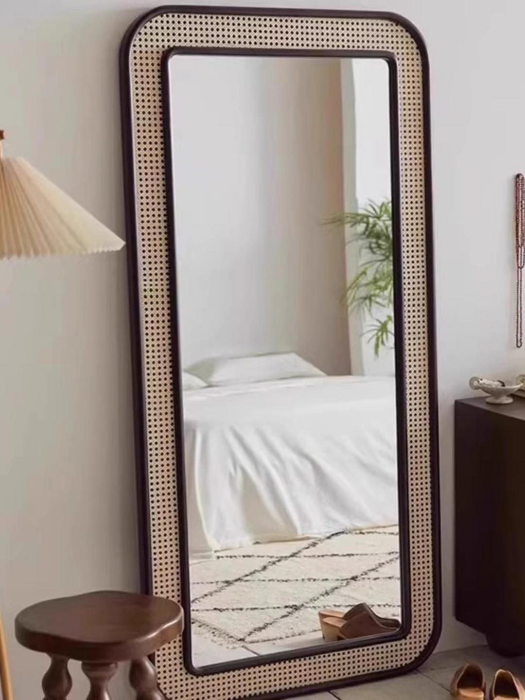 Rattan Wall Mirror - Abhaya