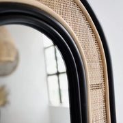 Rattan Wall Mirror for Living Room - Minnie