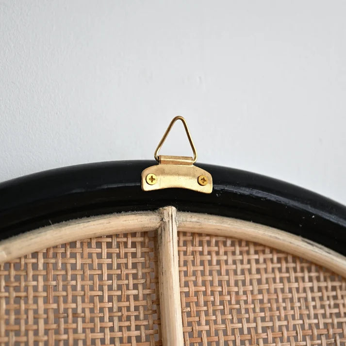 Rattan Wall Mirror for Living Room - Minnie