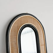 Rattan Wall Mirror for Living Room - Minnie