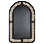 Rattan Wall Mirror for Living Room - James