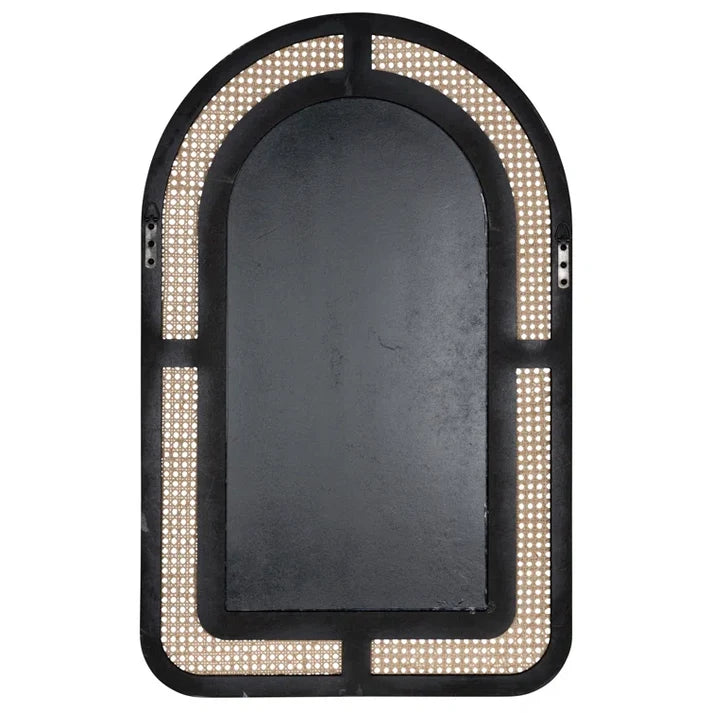 Rattan Wall Mirror for Living Room - James