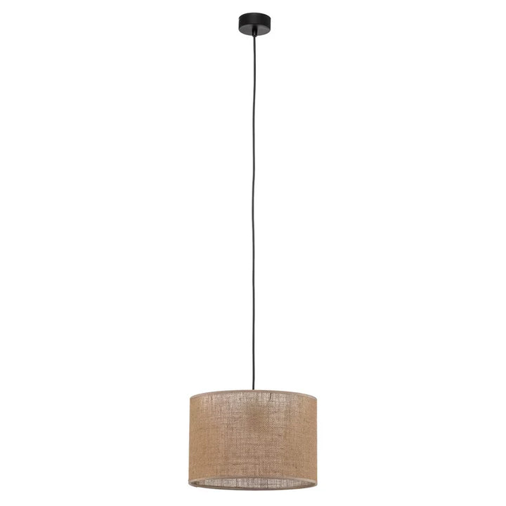 Jute Ceiling Light for Living Room | Natural Hanging Lamp - Liora