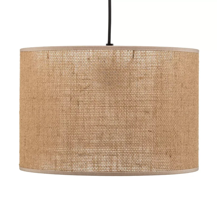 Jute Ceiling Light for Living Room | Natural Hanging Lamp - Liora