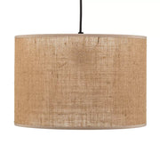 Jute Ceiling Light for Living Room | Natural Hanging Lamp - Liora