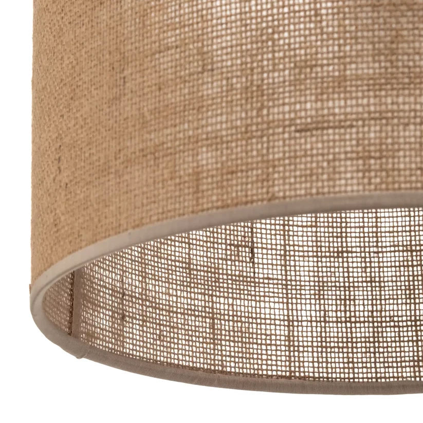Jute Ceiling Light for Living Room | Natural Hanging Lamp - Liora