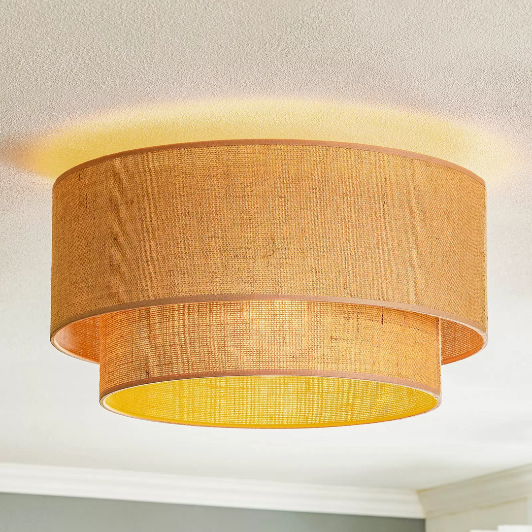 Jute Ceiling Light - Tamish