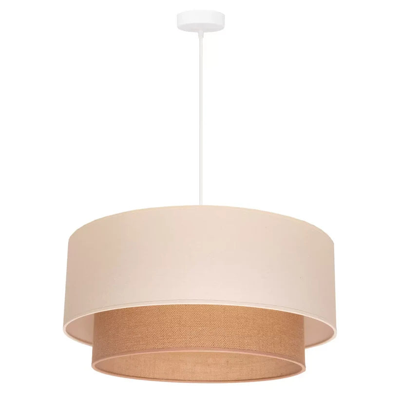Jute Ceiling Light for Kitchen | Natural Hanging Lamp - Ivor
