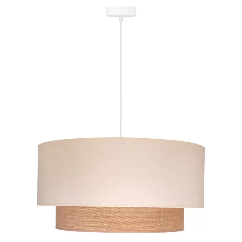 Jute Ceiling Light for Kitchen | Natural Hanging Lamp - Ivor