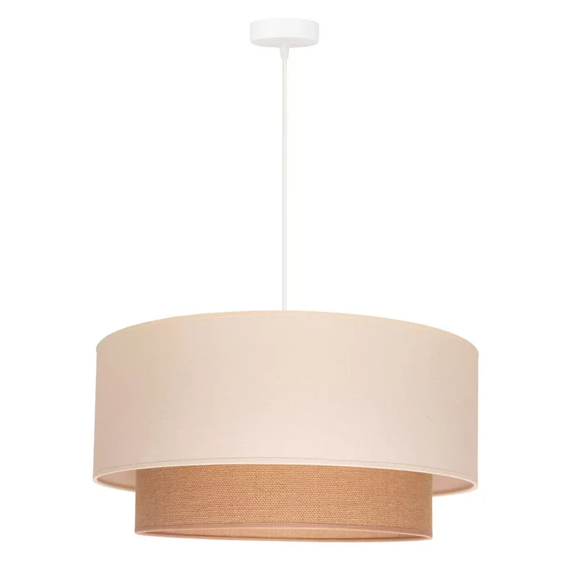 Jute Ceiling Light for Kitchen | Natural Hanging Lamp - Ivor