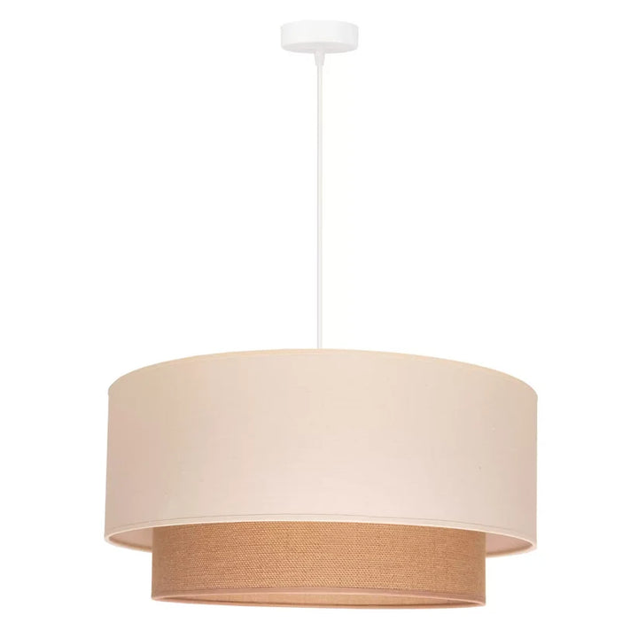 Jute Ceiling Light for Kitchen | Natural Hanging Lamp - Ivor