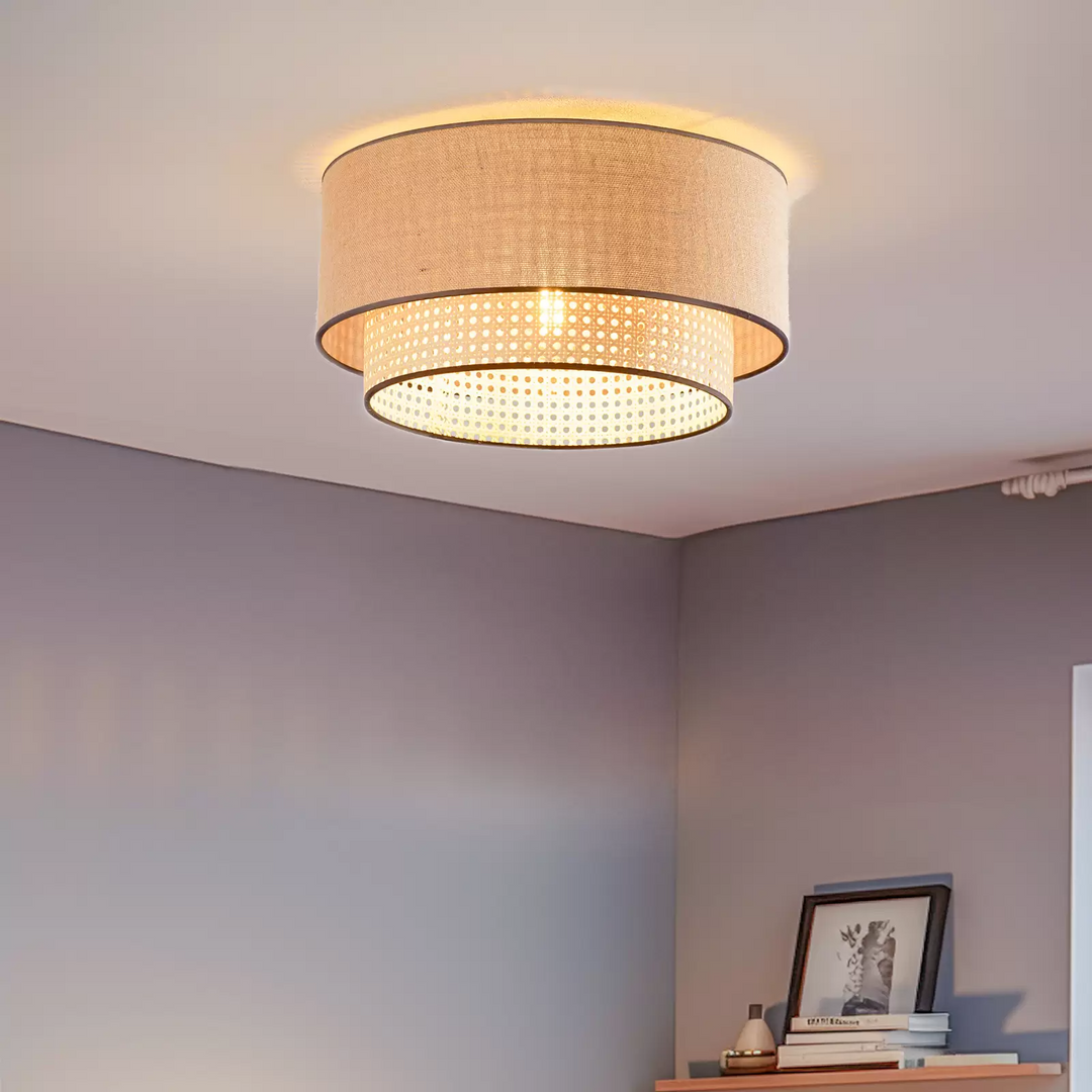 Jute Ceiling Light - Tirtha