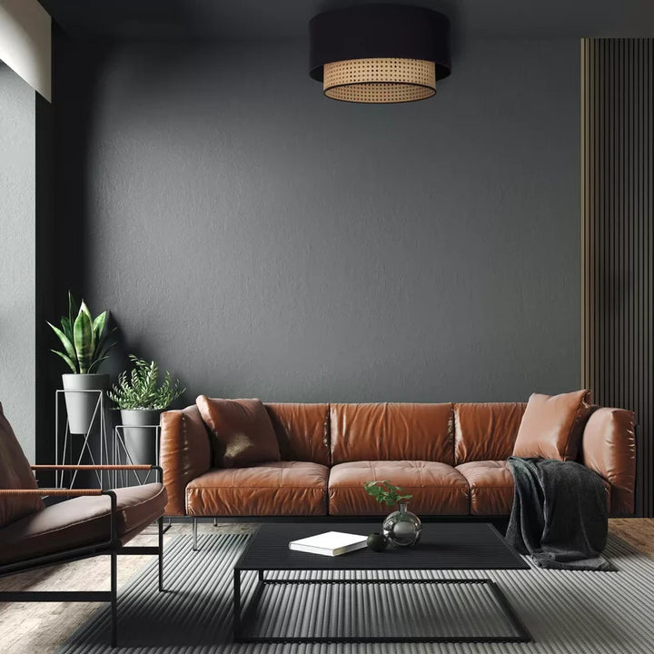 Jute Hanging Light for Dining Room | Natural Pendant Lamp - Stellan