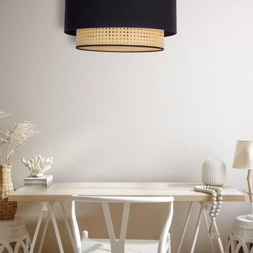 Jute Hanging Light for Dining Room | Natural Pendant Lamp - Stellan