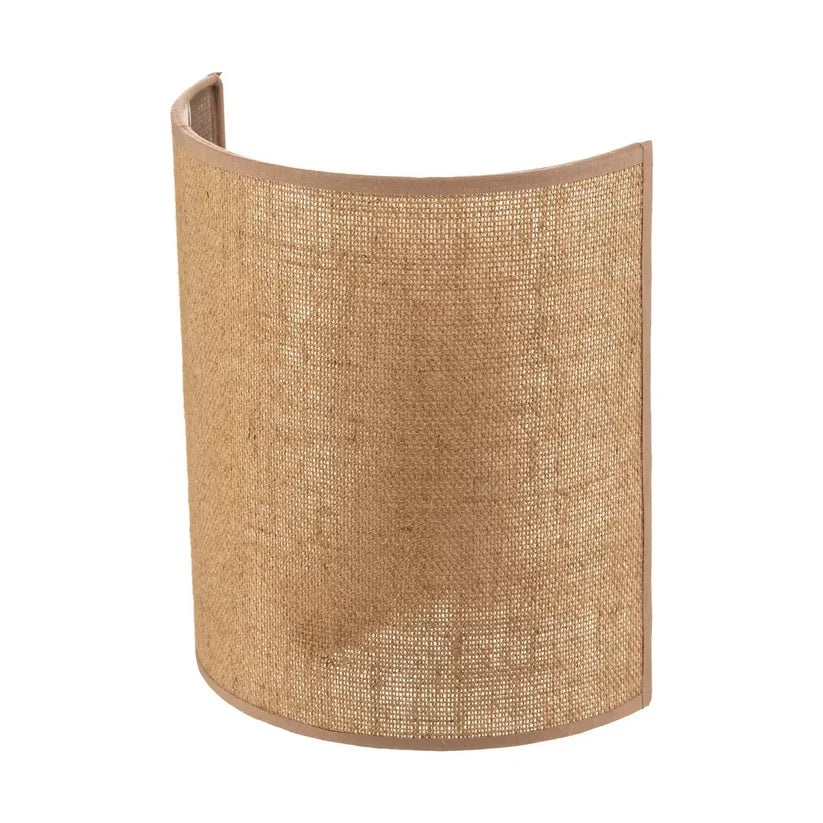 Jute Wall Lamp for Living Room - Corvin