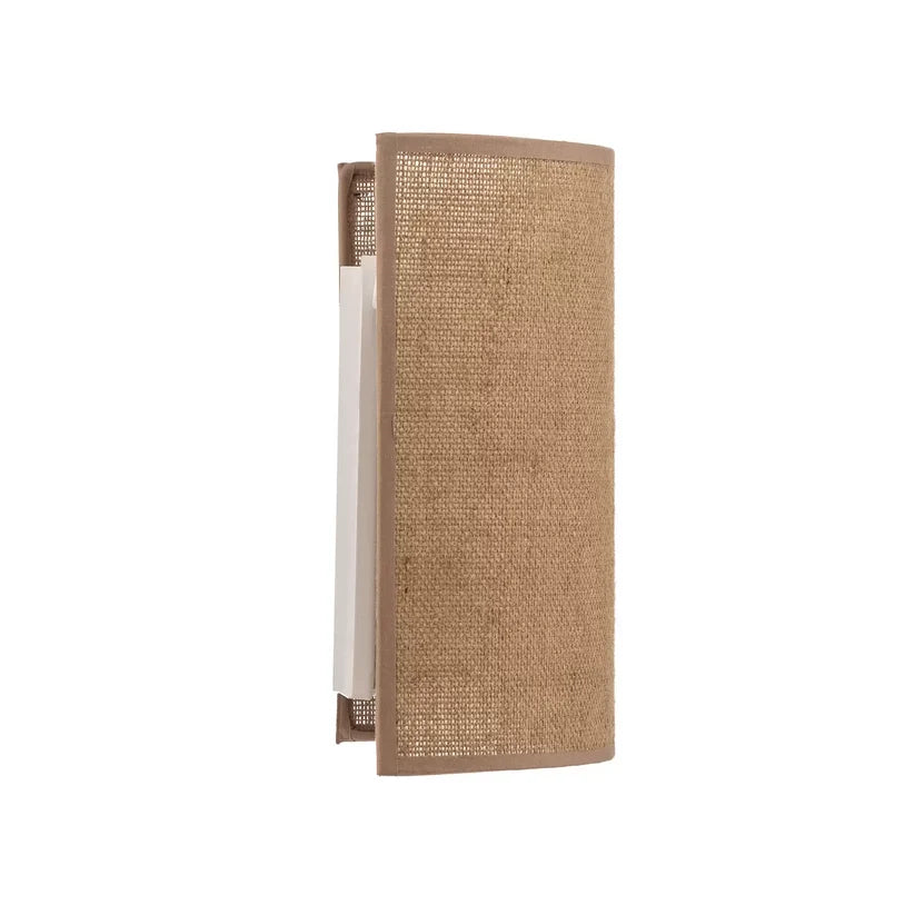 Jute Wall Lamp for Living Room - Corvin