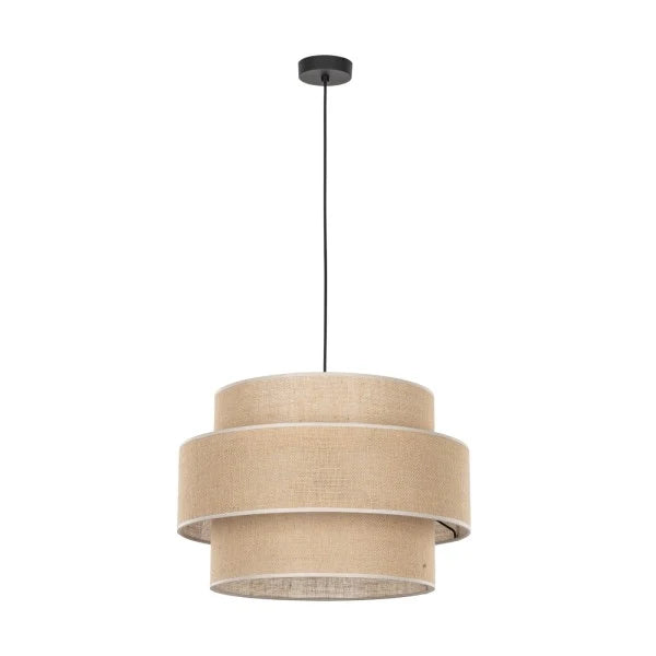 Jute Hanging Light for Living Room | Natural Pendant Lamp - Ulvar