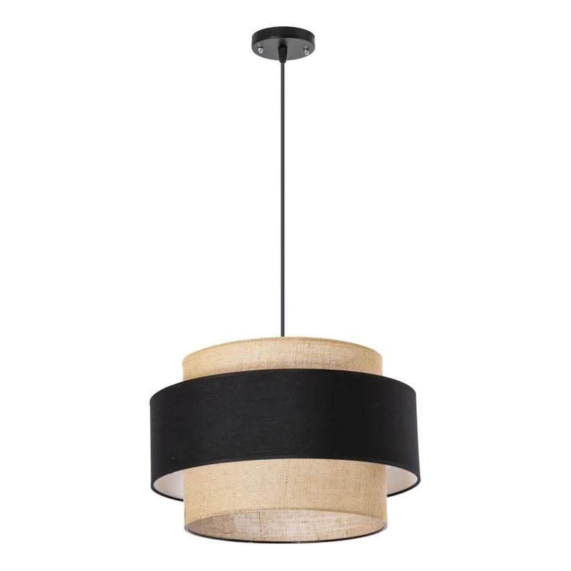 Jute Hanging Light for Bedroom | Natural Pendant Lamp - Orsen