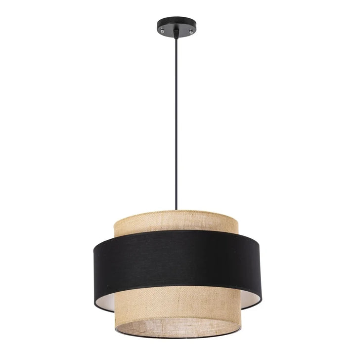 Jute Hanging Light for Bedroom | Natural Pendant Lamp - Orsen