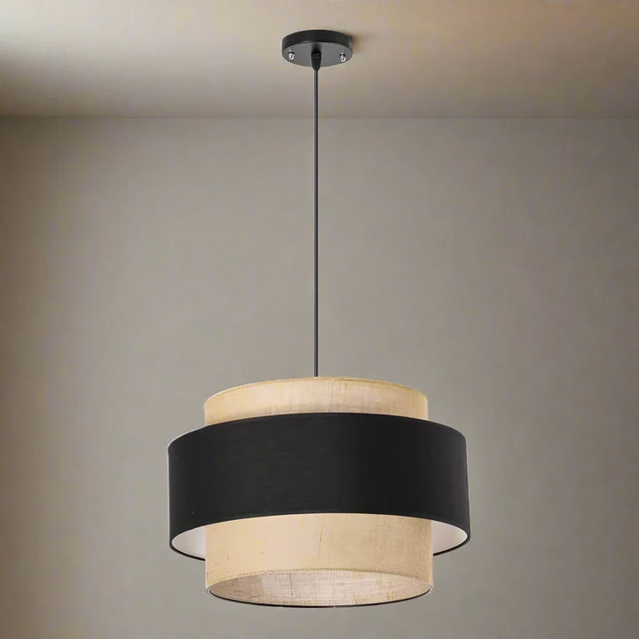 Jute Hanging Light for Bedroom | Natural Pendant Lamp - Orsen
