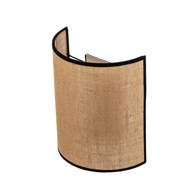 Jute Wall Lamp for Living Room - Draven