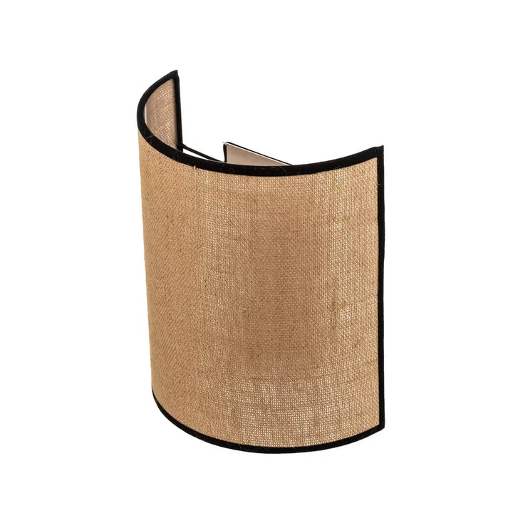 Jute Wall Lamp for Living Room - Draven