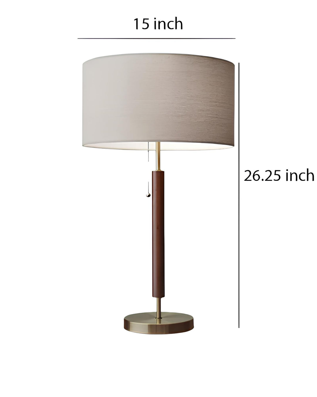 Rattan & Bamboo Table Lamp for Bedroom - Adah