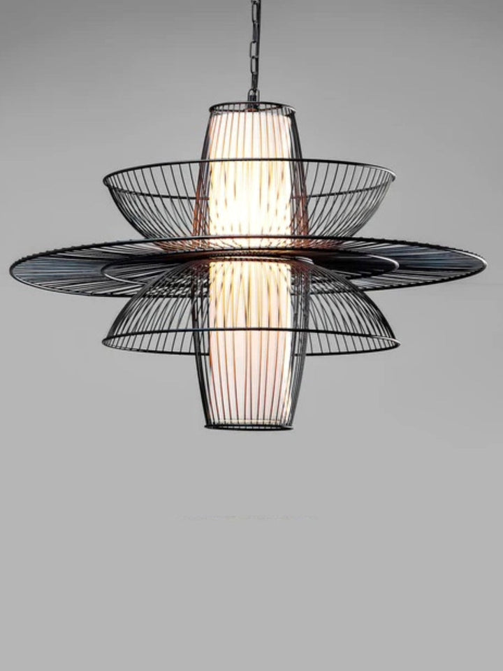 Bamboo Pendant Light for Living Room 16 Inch - Aditi by Luxury Rattan Handicrafts 