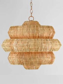 Bamboo Pendant Light for Living Room - Alex by Luxury Rattan Handicrafts 