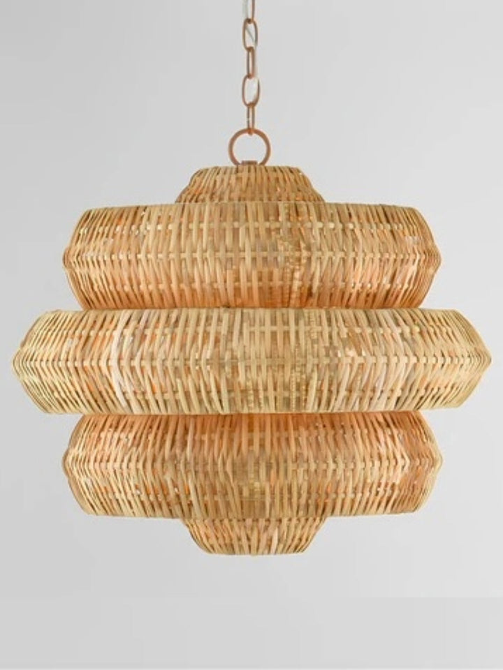 Bamboo Pendant Light for Living Room - Alex by Luxury Rattan Handicrafts 