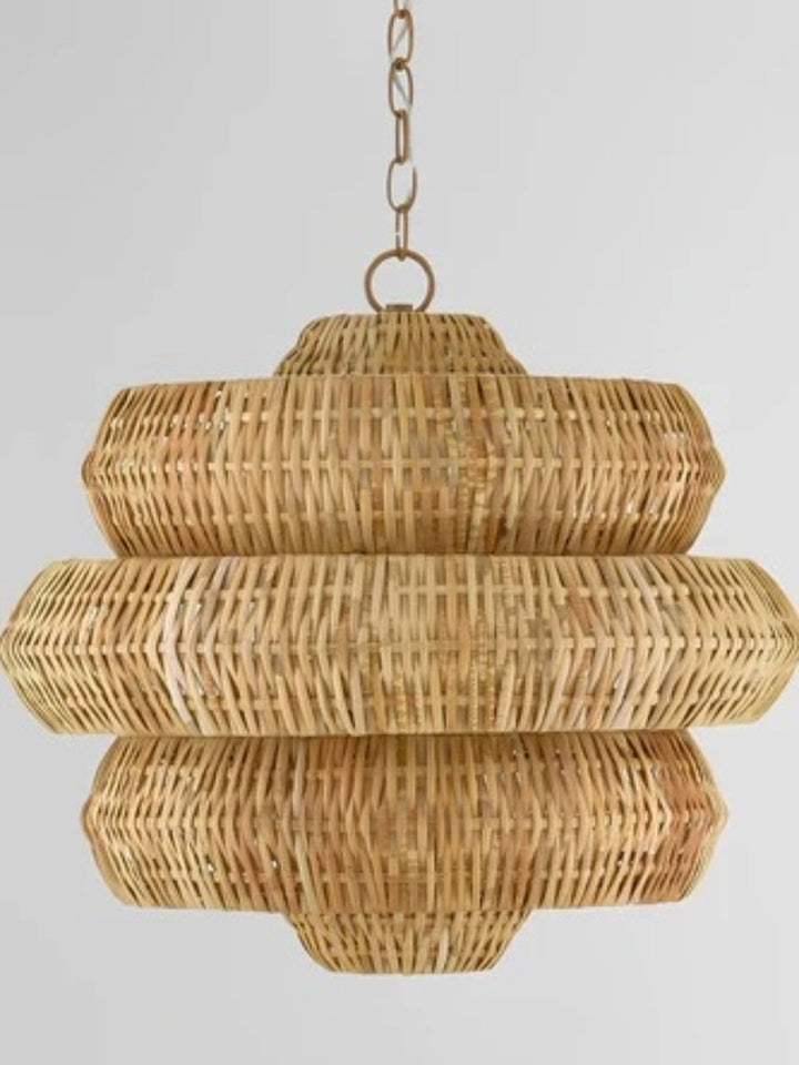 Bamboo Pendant Light for Living Room - Alex by Luxury Rattan Handicrafts 