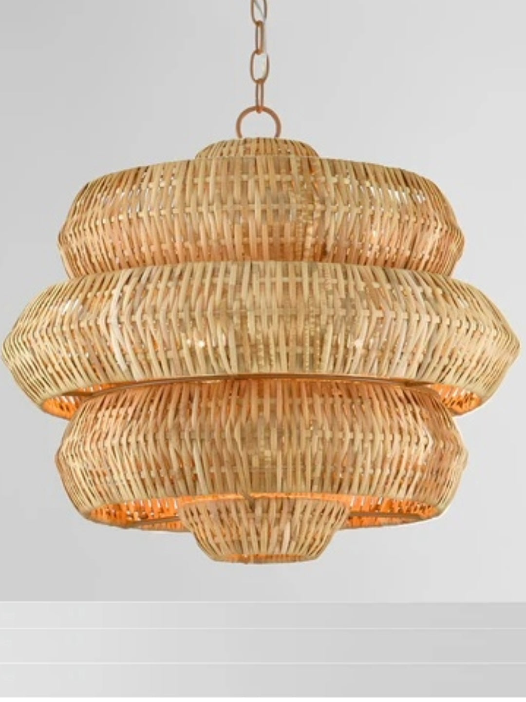 Bamboo Pendant Light for Living Room - Alex by Luxury Rattan Handicrafts 
