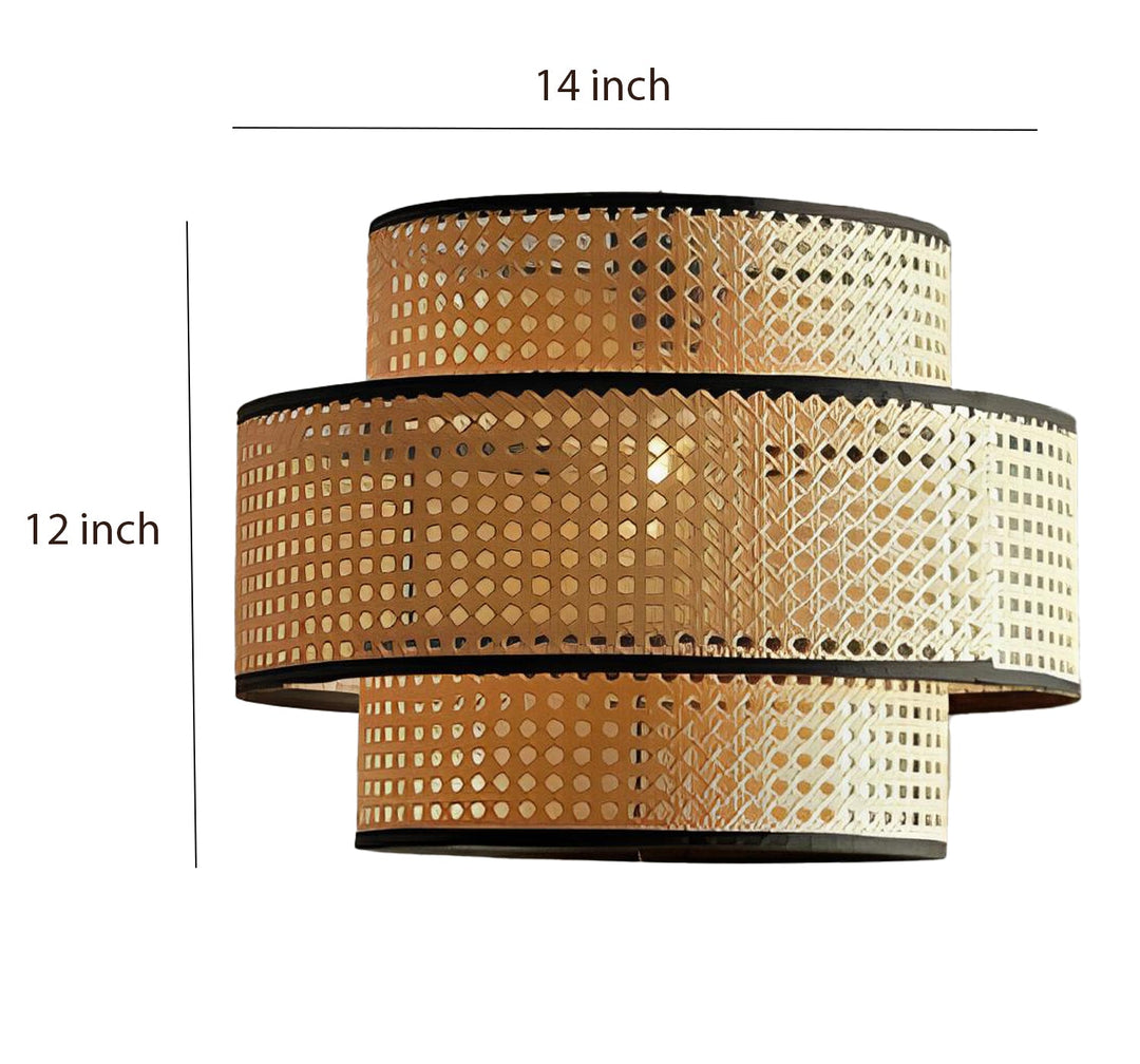 Bamboo Hanging Light for Kitchen | Rattan Pendant Lamp - Alex