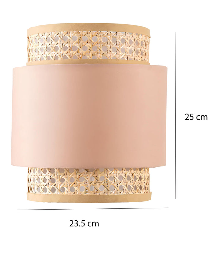 Rattan Wall Lamp for Dining Room | Cane Wall Light - Alice