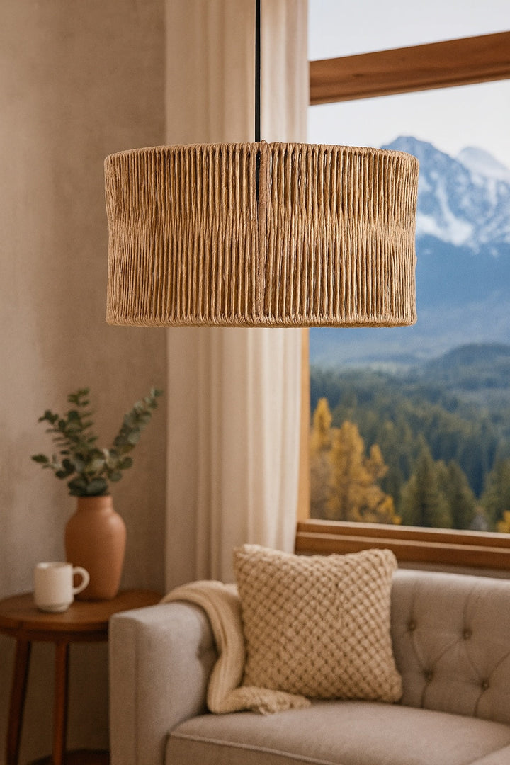 Raffia Hanging Light for Bedroom - Allure