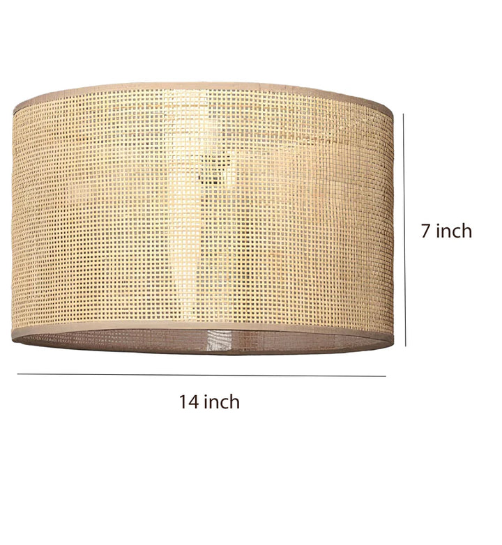 Bamboo Hanging Light for Bedroom | Rattan Pendant Lamp - Amania
