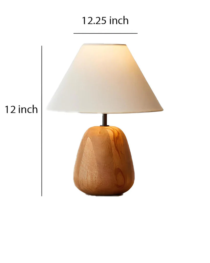 Rattan & Bamboo Table Lamp for Bedroom- Xylan