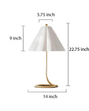 Rattan & Bamboo Table Lamp for Bedroom - Ananya