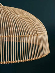 Bamboo Pendant Light for Living Room 16 Inch - Anbu by Luxury Rattan Handicrafts 