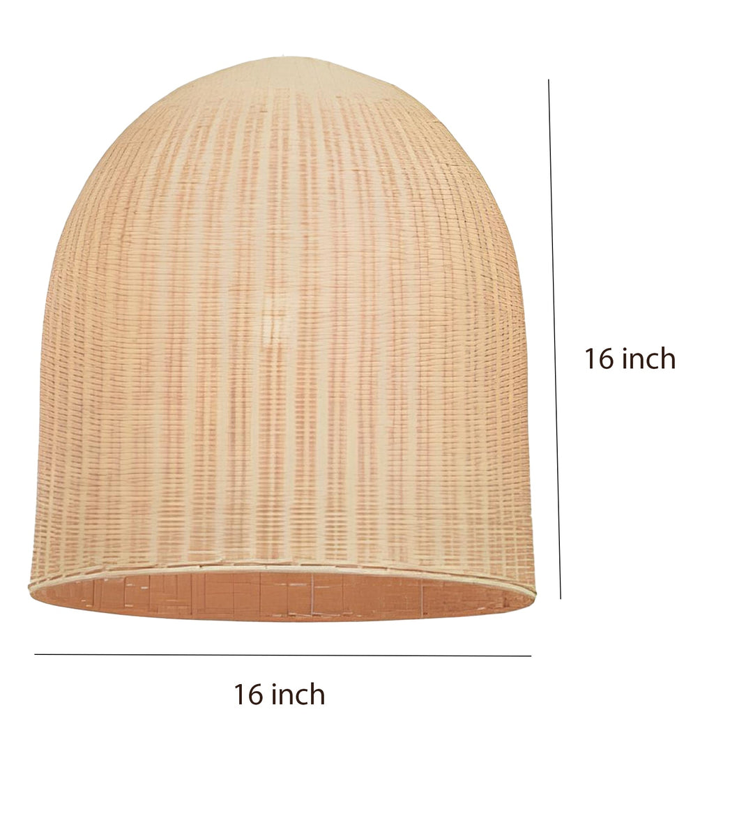 Bamboo Hanging Light for Kitchen | Cane Pendant Lamp - Anica