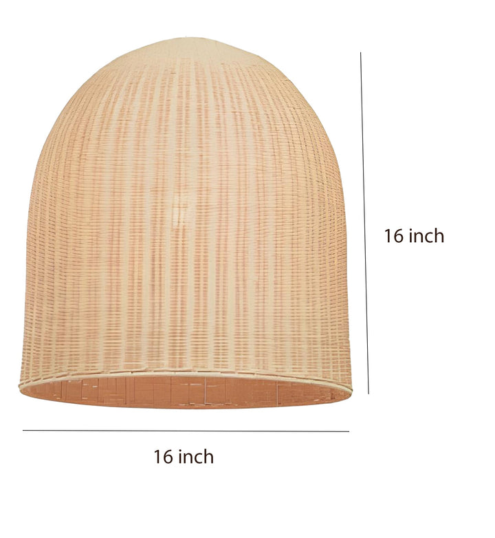 Bamboo Hanging Light for Kitchen | Cane Pendant Lamp - Anica