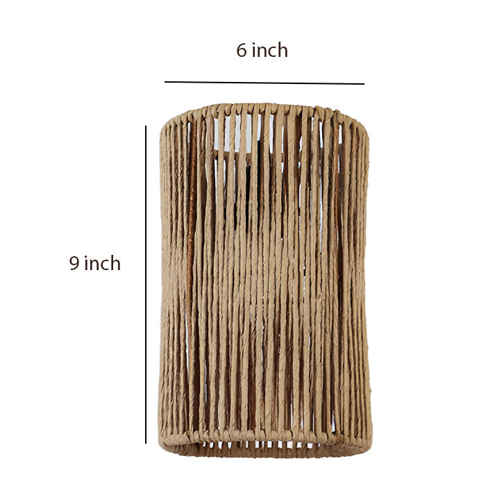 Seagrass Hanging Light for Living Room | Wicker Pendant Lamp - Anissa