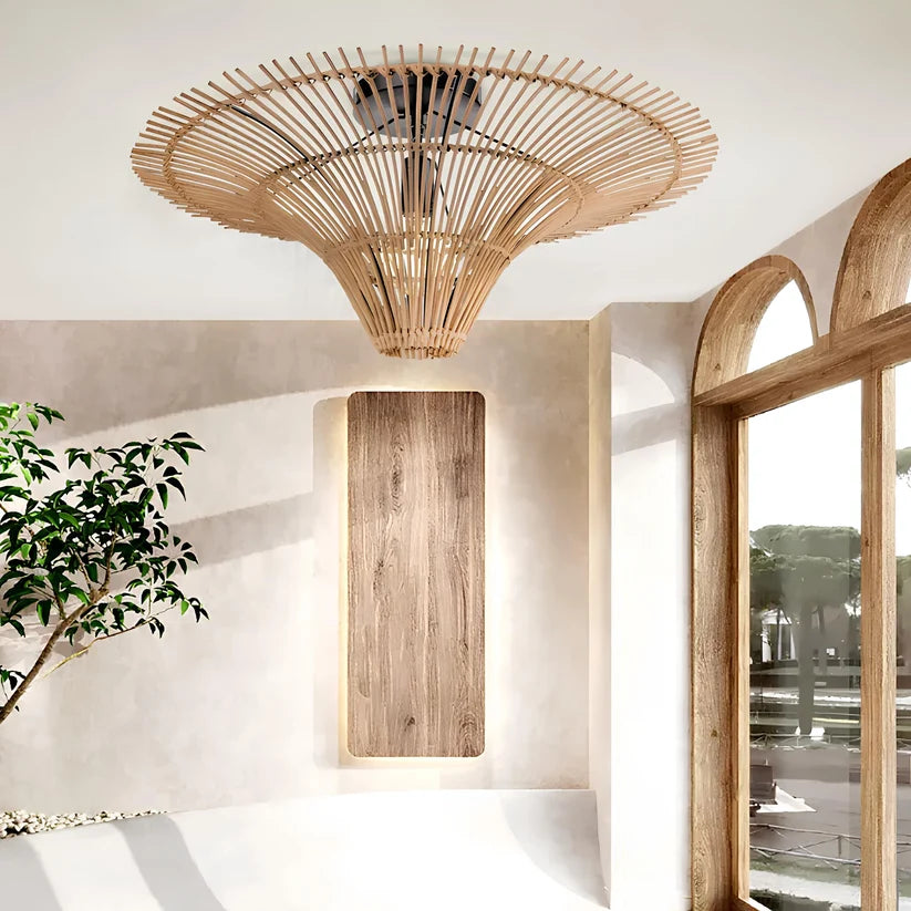 Jute Pendant Light for Living Room - Veronica