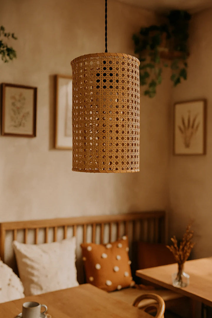 Bamboo Hanging Light for Kitchen | Rattan Pendant Lamp - Ariel