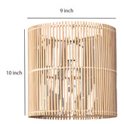 Bamboo Hanging Light for Bedroom | Rattan Pendant Lamp - Avital