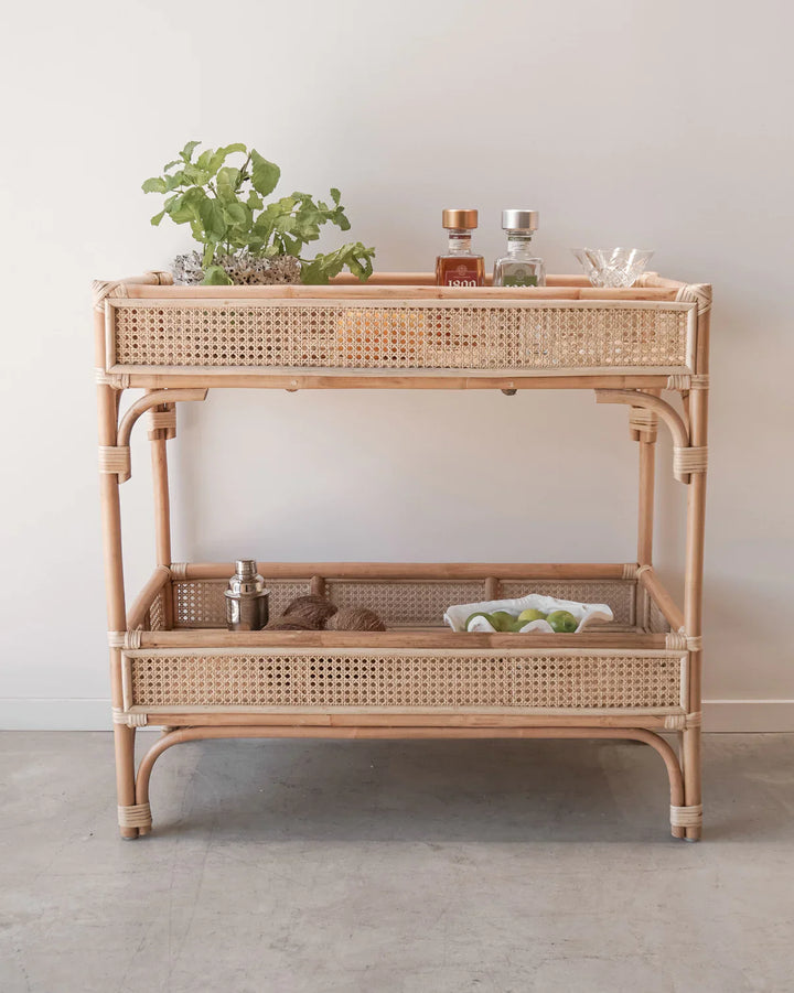 Rattan Bedside Table | Cane Side table | Bamboo table - Asmee - Luxury Rattan Handicrafts  Uncategorized (Image 2)