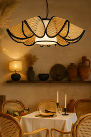 Rattan Hanging Lamp | Bamboo Hanging Lamp | Cane Hanging Lamp - NELSON - Image 3